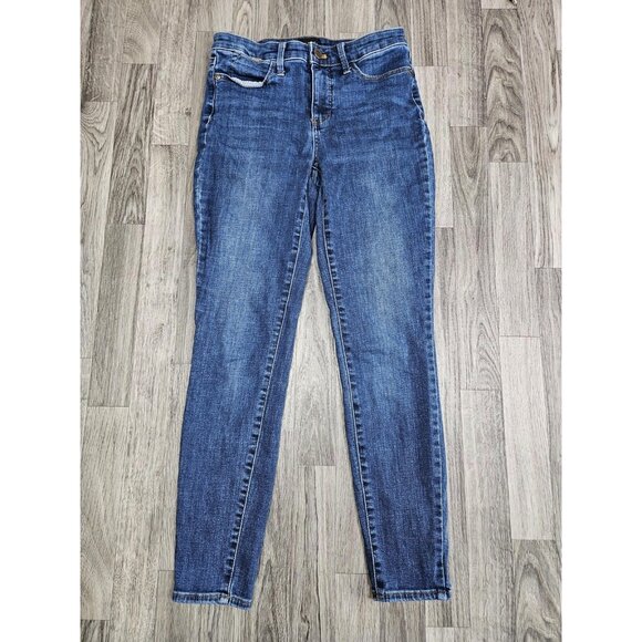 Talbots Jeans Womens 2 Blue Jegging Skinny Stretch Denim Medium Wash 5 Pocket - Picture 1 of 11